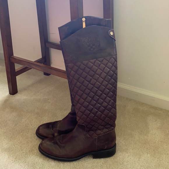 Vince Camuto Shoes - VINCE CAMUTO LEATHER RIDING BOOTS